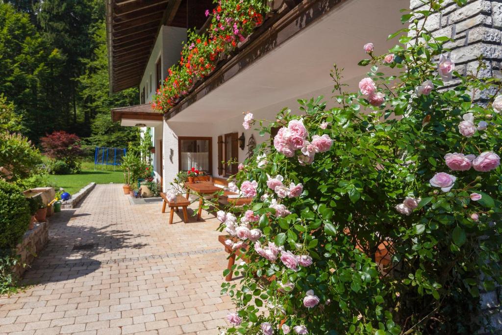 Zahrada ubytování Pension Waldklause, Doppelzimmer mit Balkon, Dusche, WC