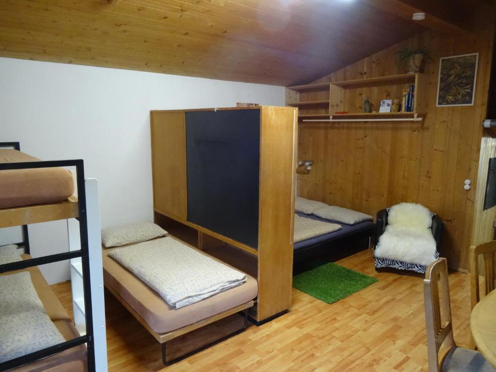 Postel nebo postele na pokoji v ubytování Free Spirit Lodge