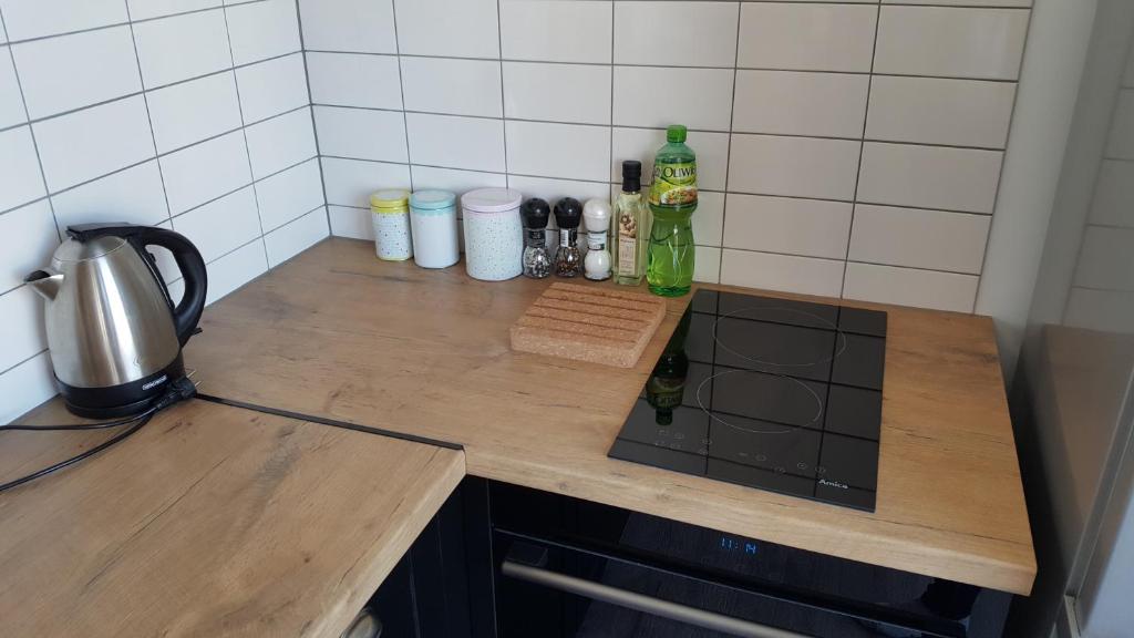 Kuchyňa alebo kuchynka v ubytovaní Apartament Homole A6