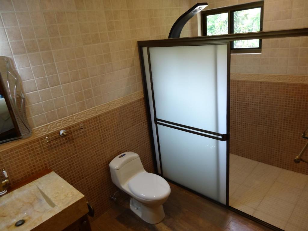 Koupelna v ubytování Hotel-Boutique Patampa