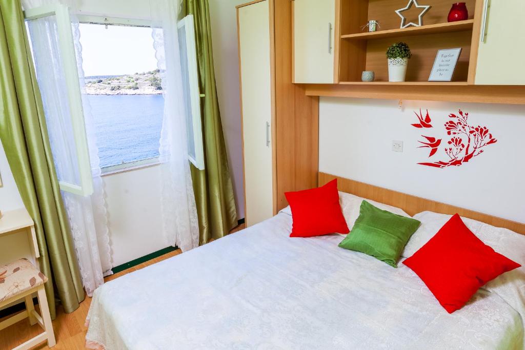 Postel nebo postele na pokoji v ubytování Holiday home Marija