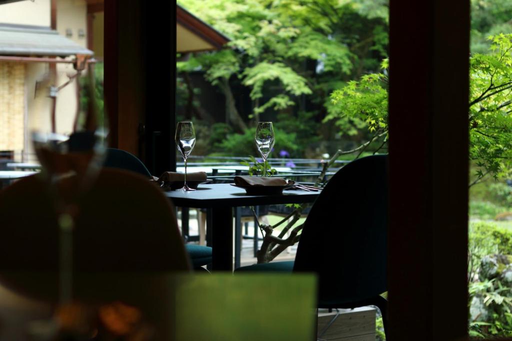 Restaurace v ubytování Nanzenji sando KIKUSUI