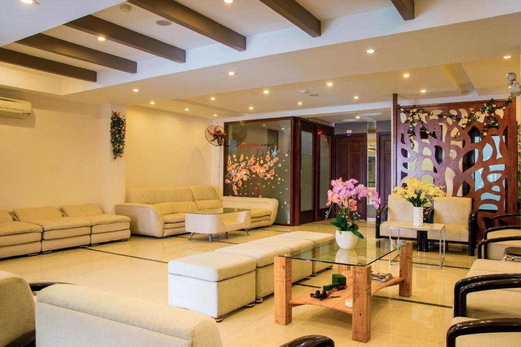 Posezení v ubytování Le Duong Hotel