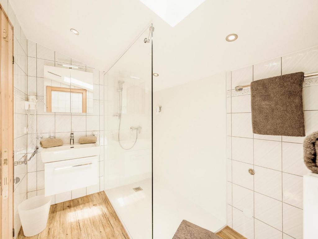 Kúpeľňa v ubytovaní Gästehaus Oblasser