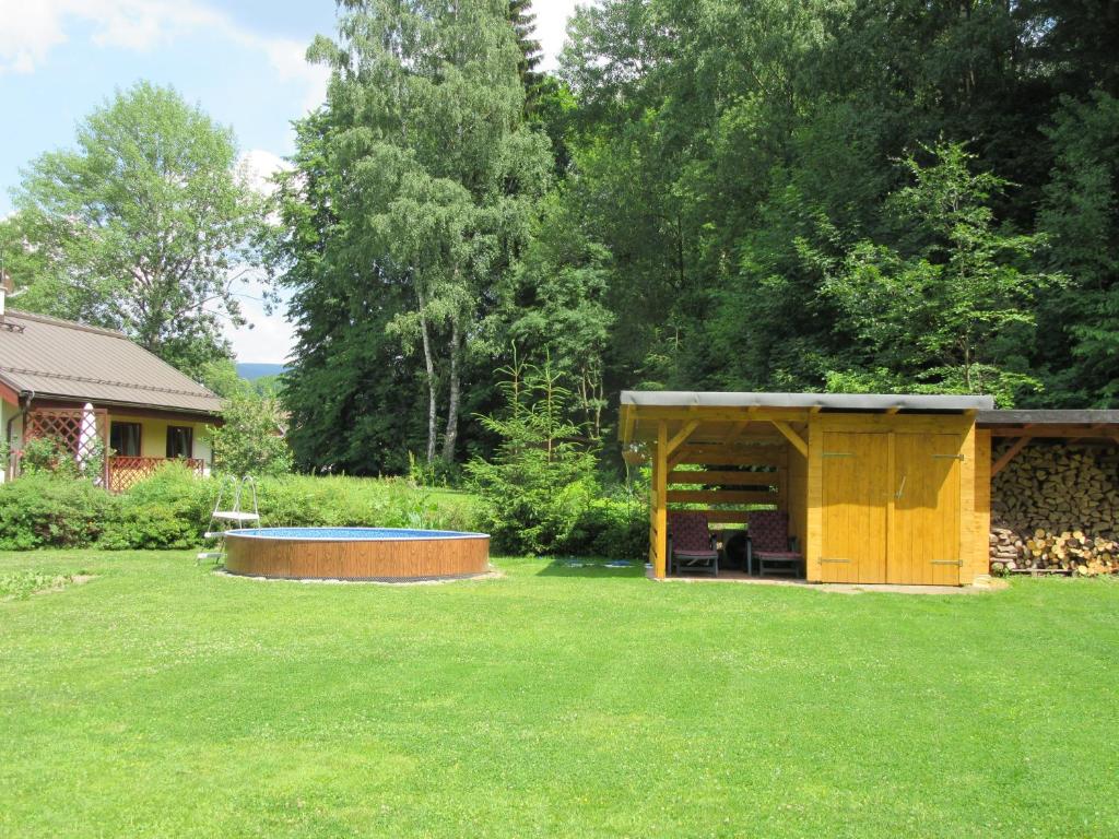 Zahrada ubytování Apartment Dvořáků