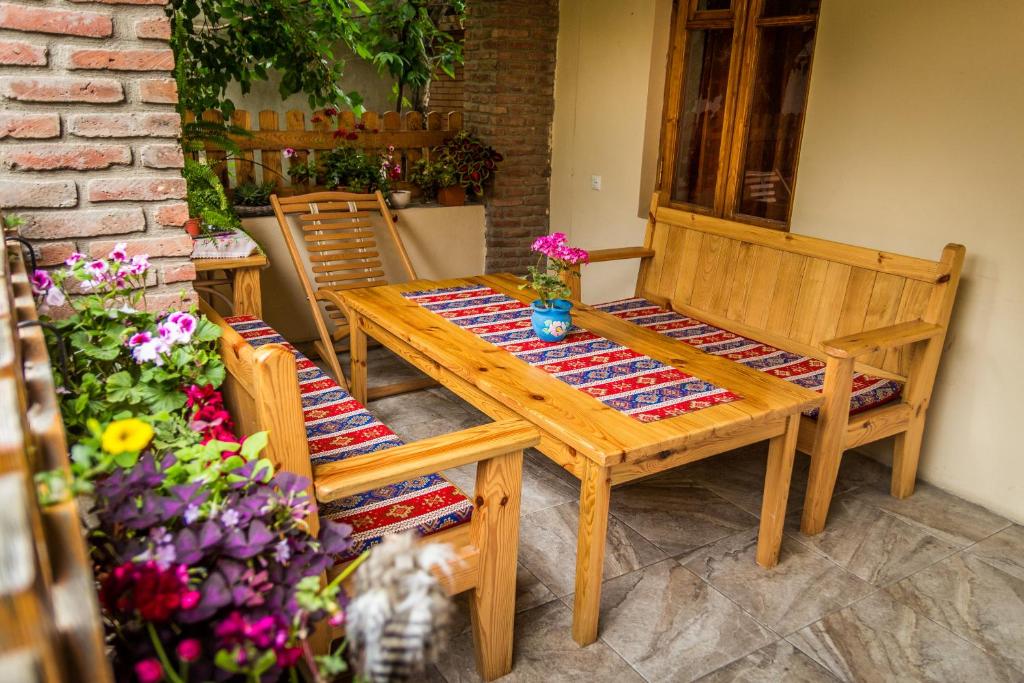 Patio nebo venkovní prostory v ubytování Hotel Magdalena