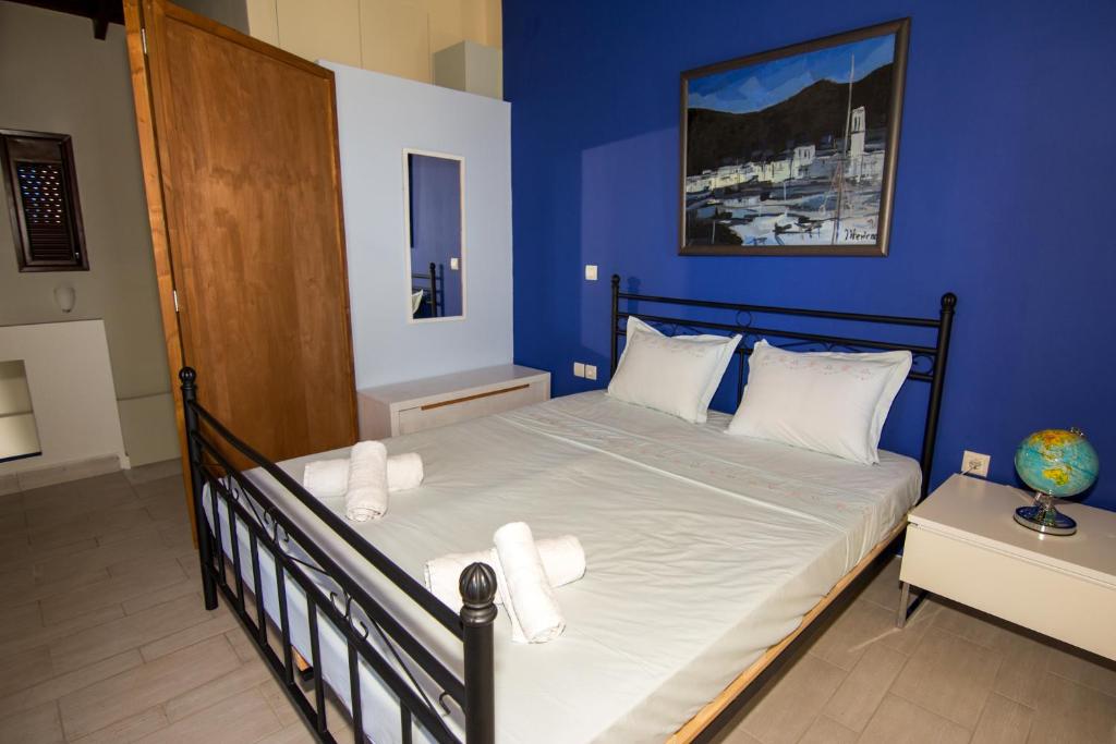 Postel nebo postele na pokoji v ubytování Tajo VIllas