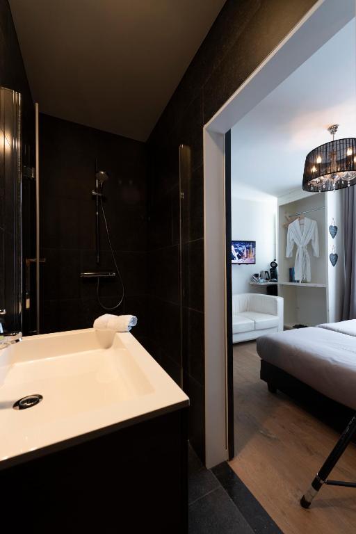 Postel nebo postele na pokoji v ubytování B&B Montenakerhof