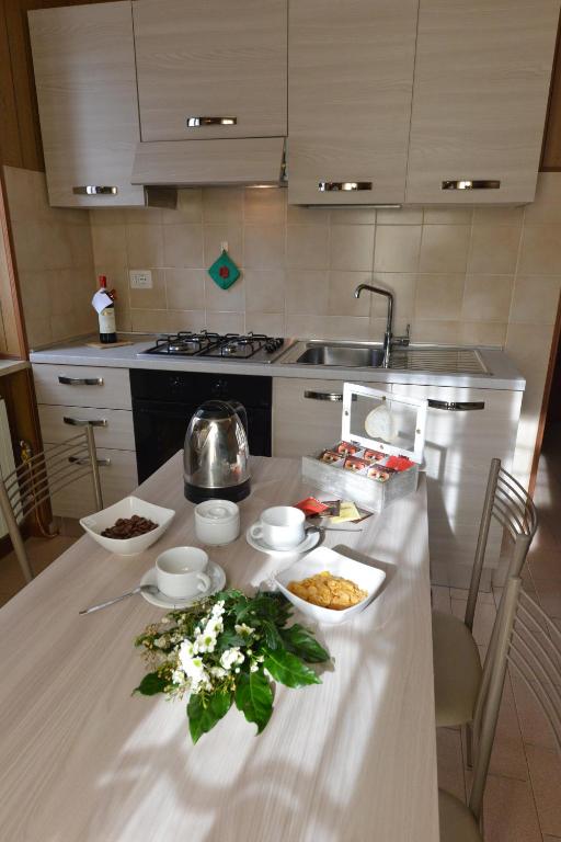 Кухня или мини-кухня в Residence Bellevue
