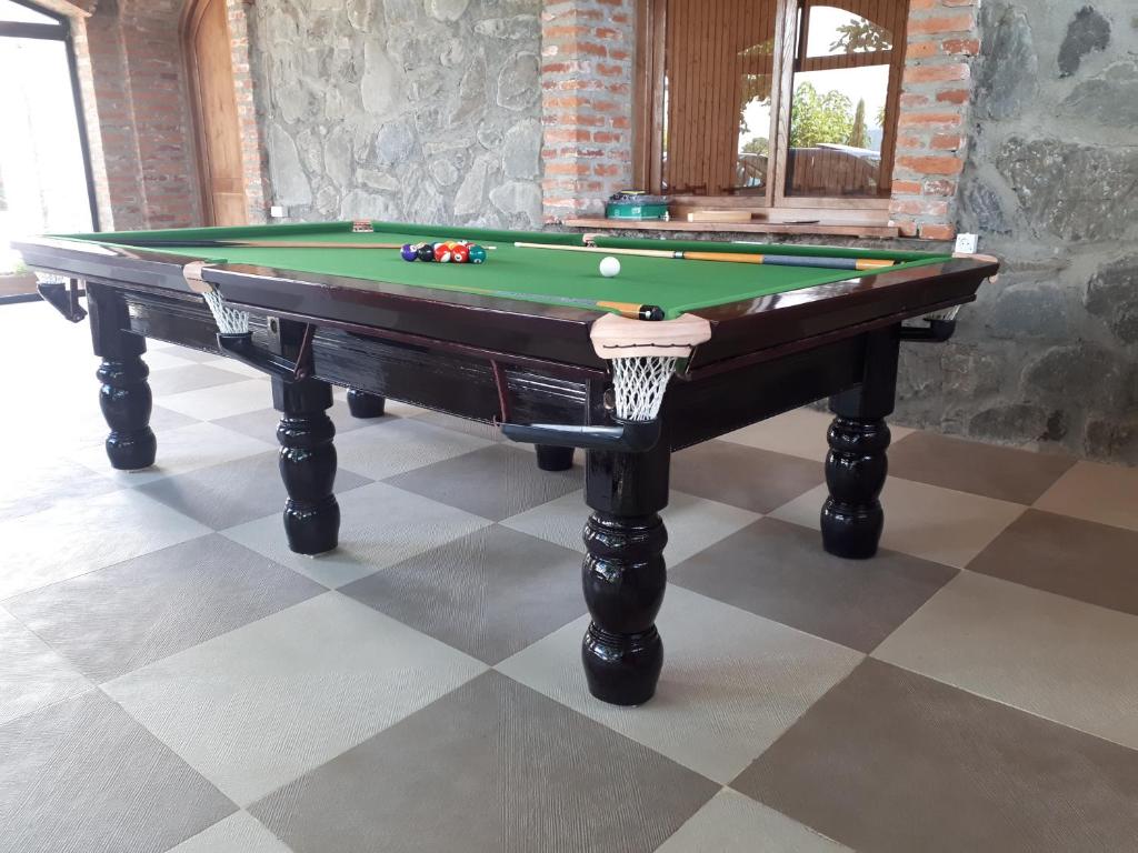Biliár nebo kulečník v ubytování Shaloshvili's Cellar Hotel
