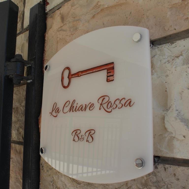 Certifikát, hodnocení, plakát nebo jiný dokument vystavený v ubytování La Chiave Rossa B&B