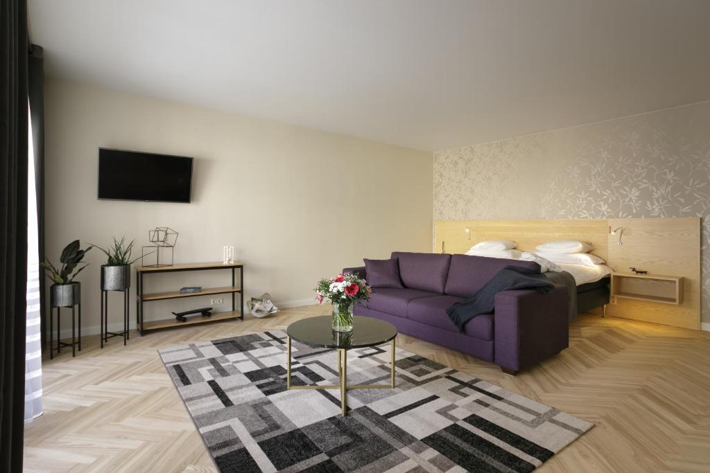 TV a/nebo společenská místnost v ubytování Dönhoff Residence