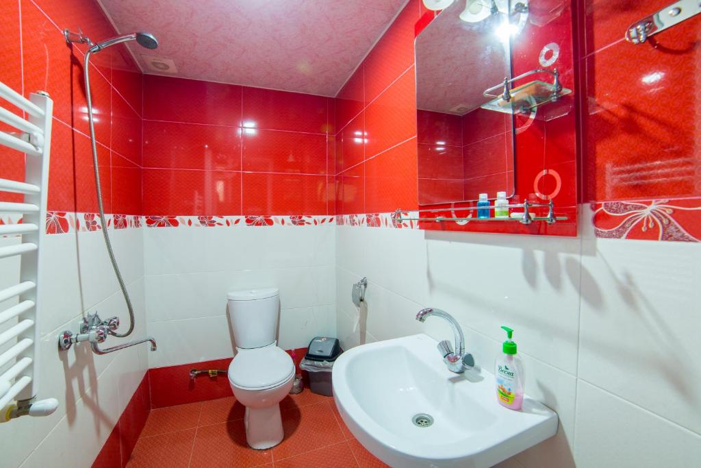 Koupelna v ubytování Anastasia Guesthouse