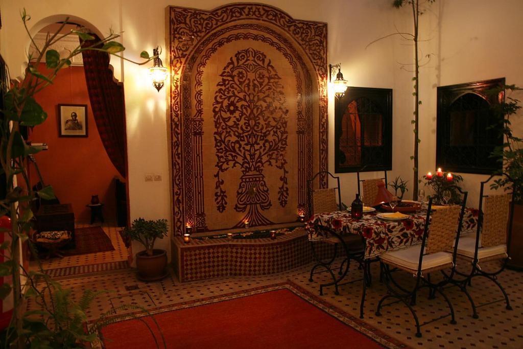Posezení v ubytování Riad Dar Zampa