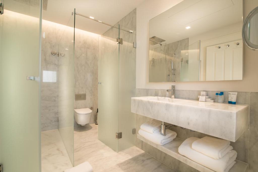 Koupelna v ubytování Hotel da Baixa