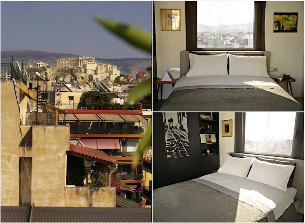 Photo de la galerie de l'établissement Stylish penthouse with Acropolis and 360 view, à Athènes