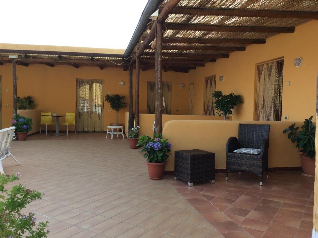 Patio nebo venkovní prostory v ubytování Albergo Seaside