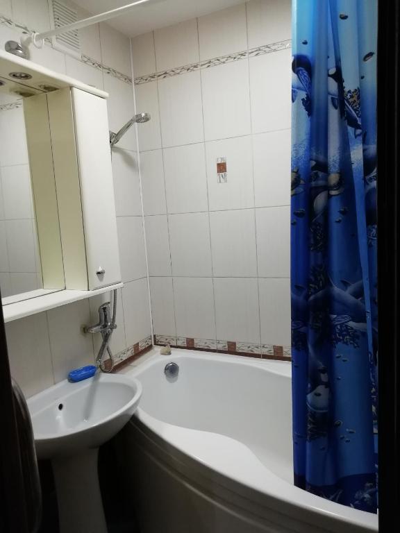 Koupelna v ubytování Hostel "От рассвета до заката"