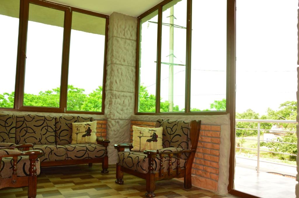 Posezení v ubytování Kobuleti Pines Resort
