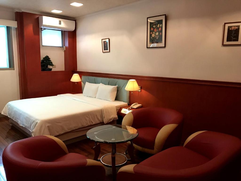 Posezení v ubytování Long Shan Hotel