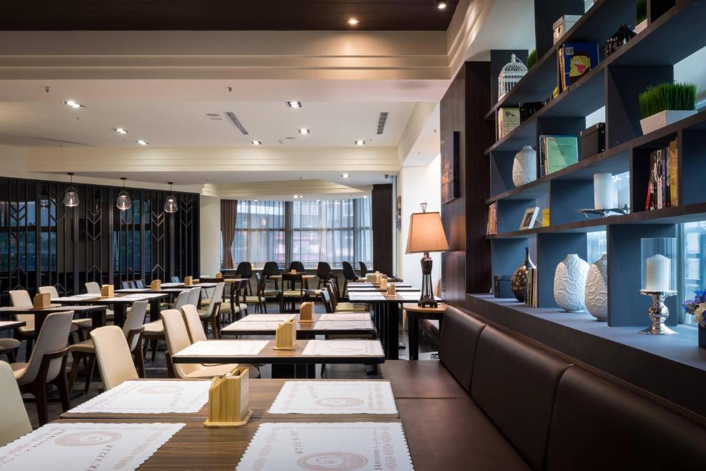 Restaurace v ubytování Merryday Hotel Banqiao