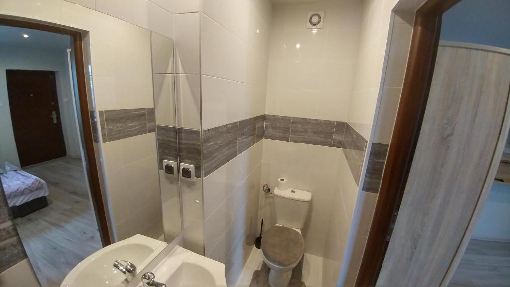 Kúpeľňa v ubytovaní Zielone Zacisze