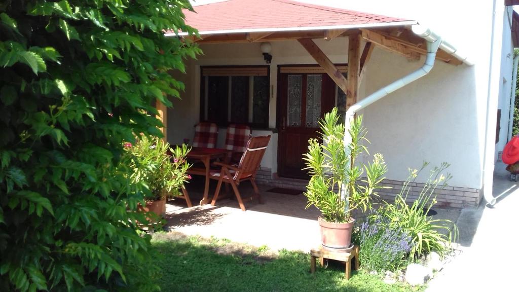 Zahrada ubytování Tiszafa Apartman