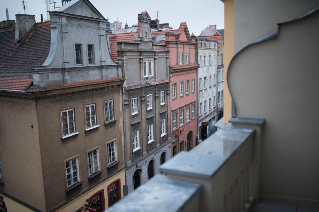 Výhľad na mesto Poznaň alebo výhľad na mesto priamo z apartmánu