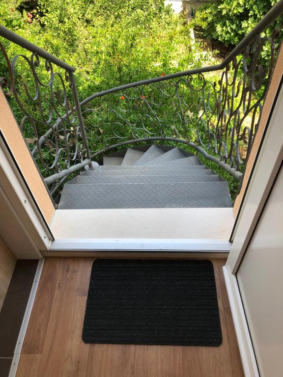 Balkón nebo terasa v ubytování Hana Apartment