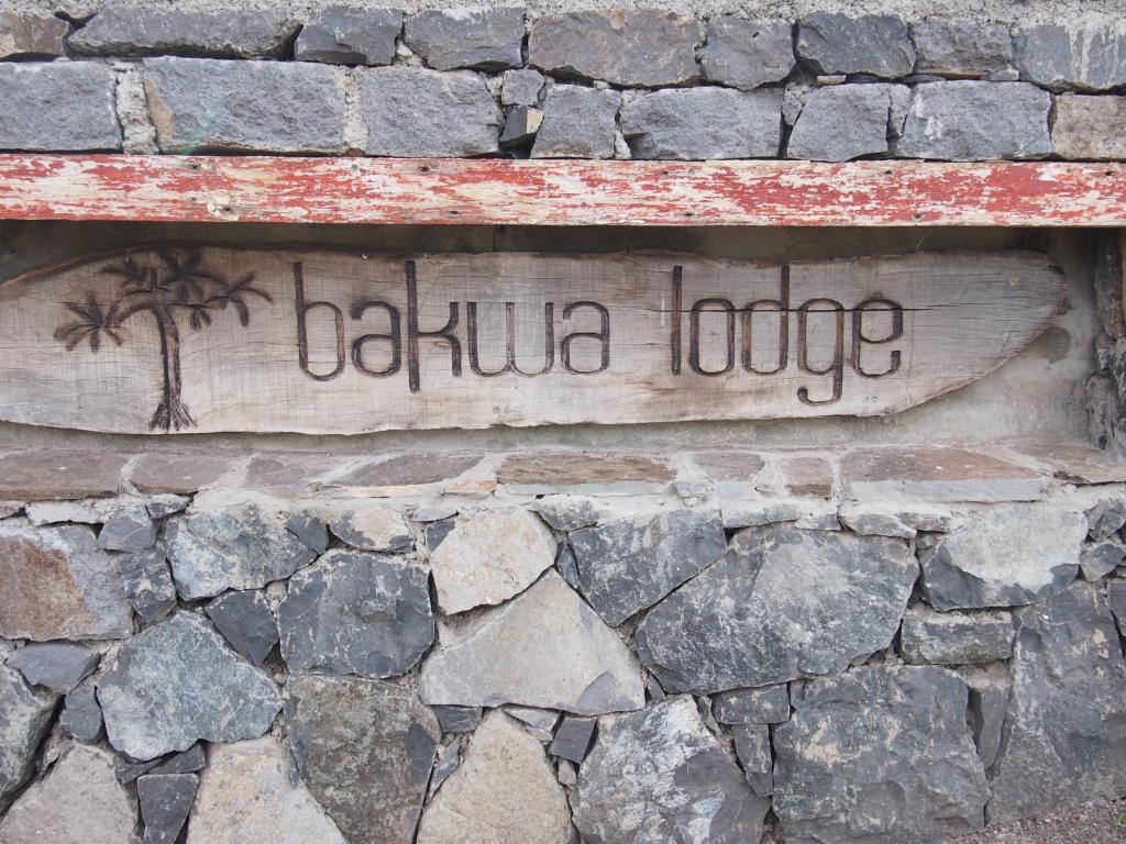 Certifikát, hodnocení, plakát nebo jiný dokument vystavený v ubytování Bakwa Lodge