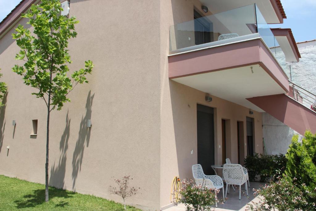 Budynek, w którym mieści się apartament
