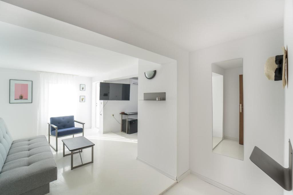 Kuchyň nebo kuchyňský kout v ubytování Hotel Mistral