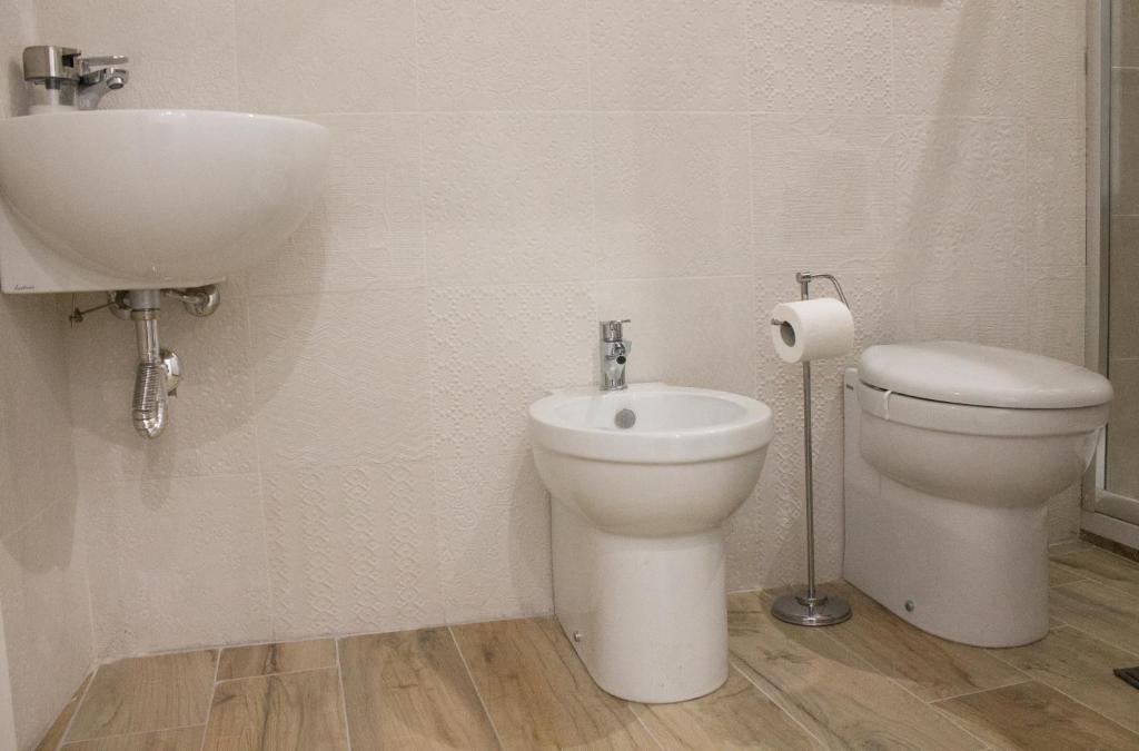 Koupelna v ubytování Fanà