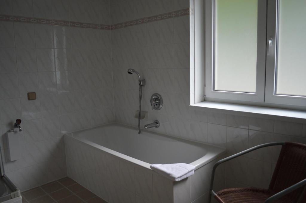 Koupelna v ubytování Jaeger Guesthouse