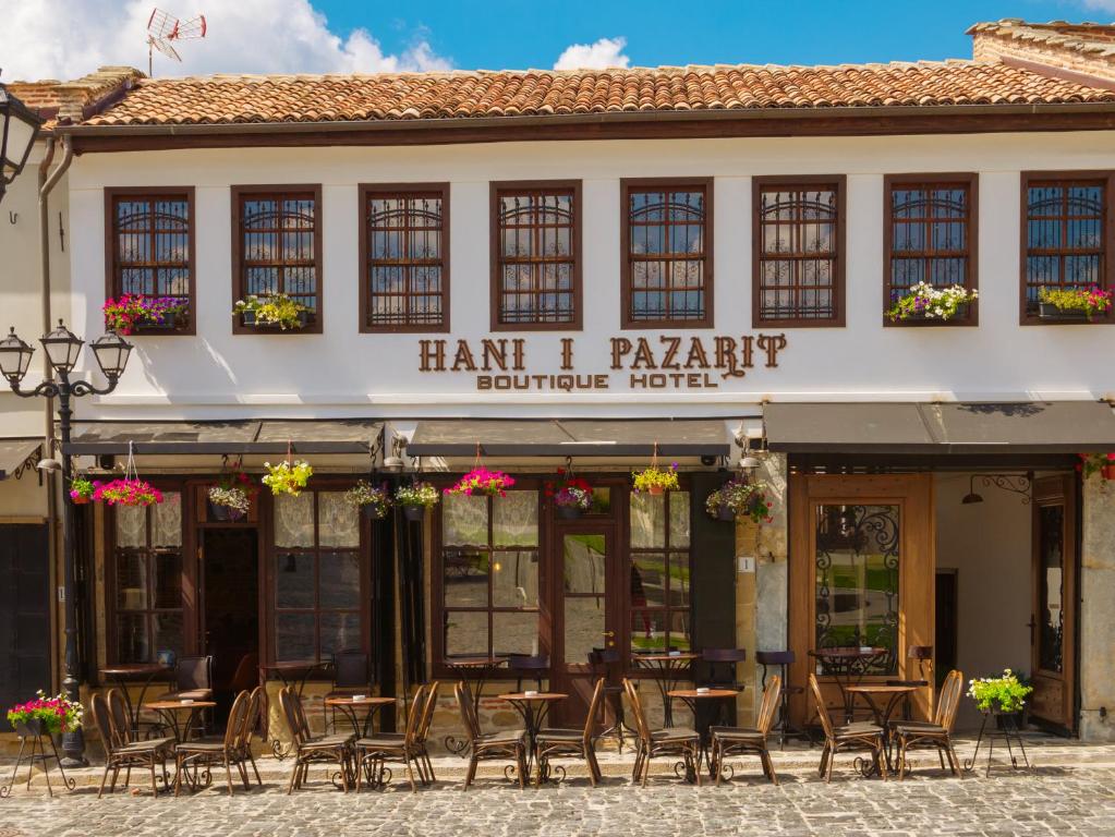 O edifício onde o hotel está situado