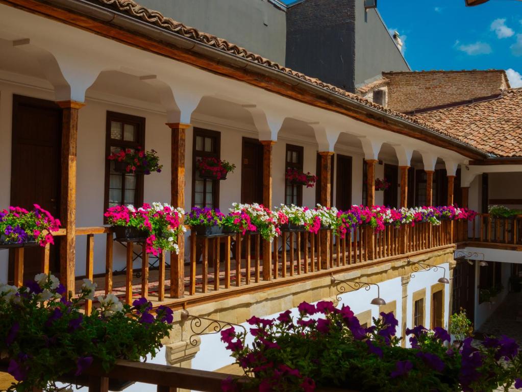 O edifício onde o hotel está situado