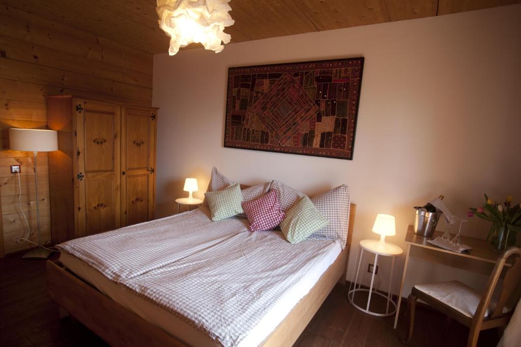 Postel nebo postele na pokoji v ubytování Eco Hotel Locanda del Giglio