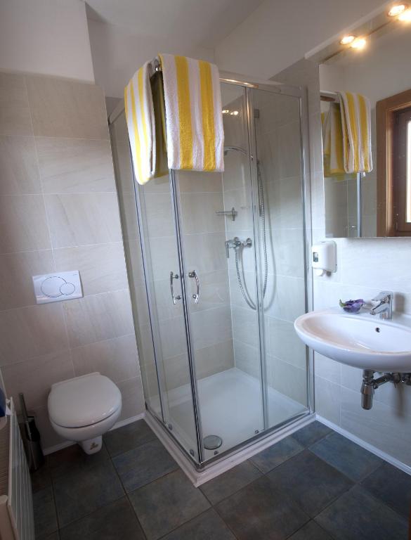 Koupelna v ubytování Eco Hotel Locanda del Giglio
