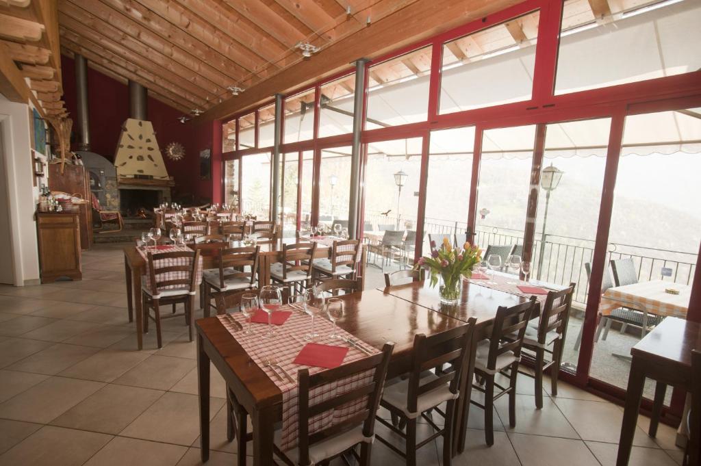 Restaurace v ubytování Eco Hotel Locanda del Giglio