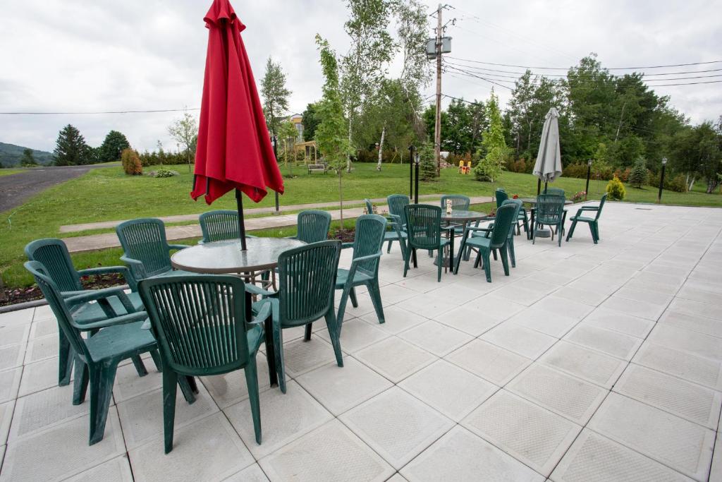 Zahrada ubytování Hotel Bromont
