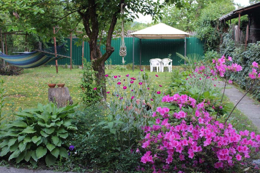 Zahrada ubytování La Deka GuestHouse