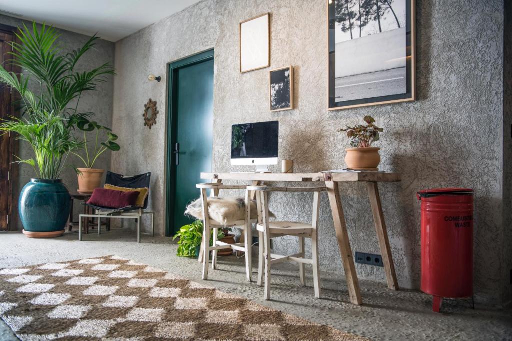 TV a/nebo společenská místnost v ubytování Kook Hotel Tarifa