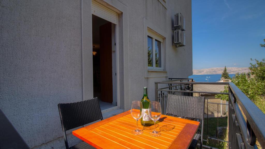 Balkón alebo terasa v ubytovaní Senj Apartment