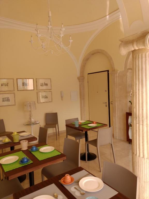 Posezení v ubytování B&B Ponte Capograssi