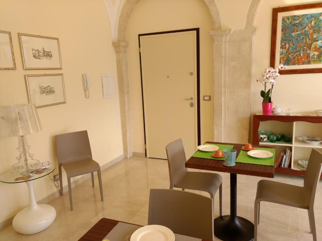 Posezení v ubytování B&B Ponte Capograssi