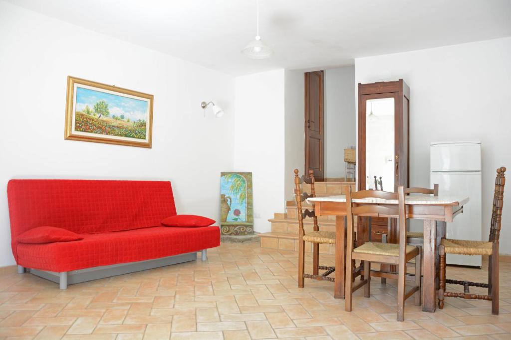 Posezení v ubytování Agriturismo campagna in compagnia