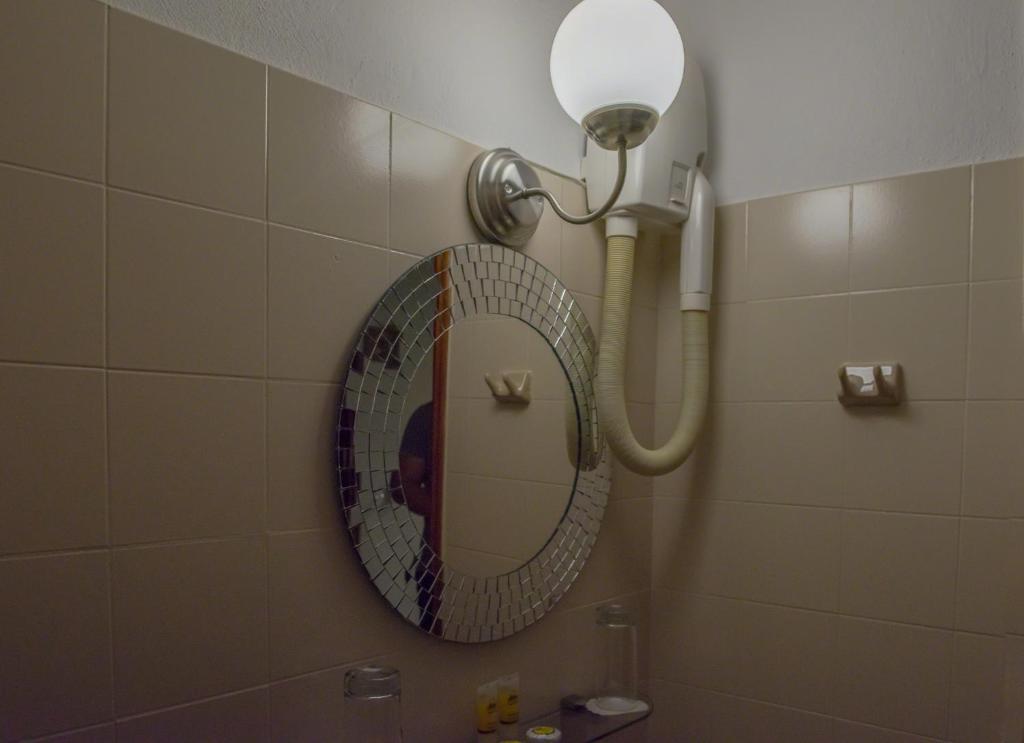 Koupelna v ubytování Polyxeni Hotel
