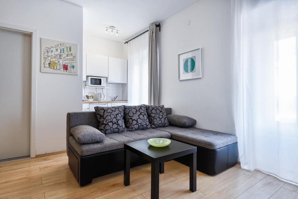 Część wypoczynkowa w obiekcie Apartments Antons