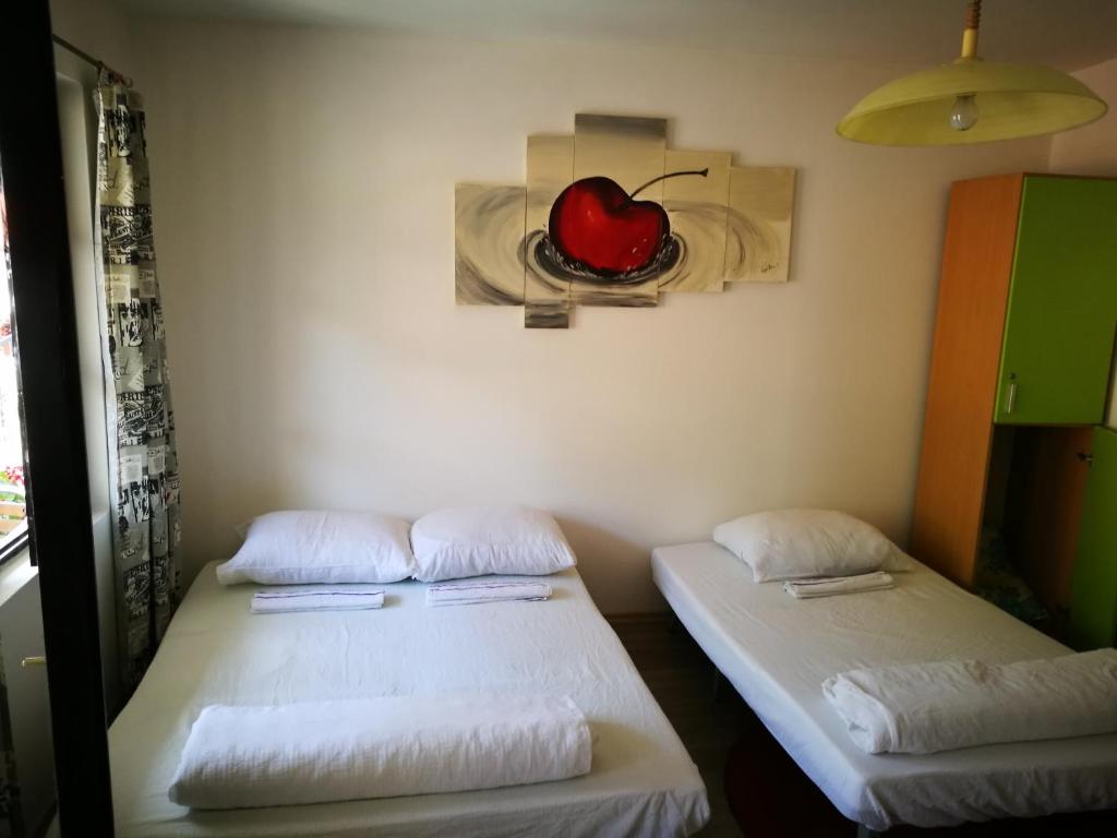 Postel nebo postele na pokoji v ubytování Balkaneros Hostel