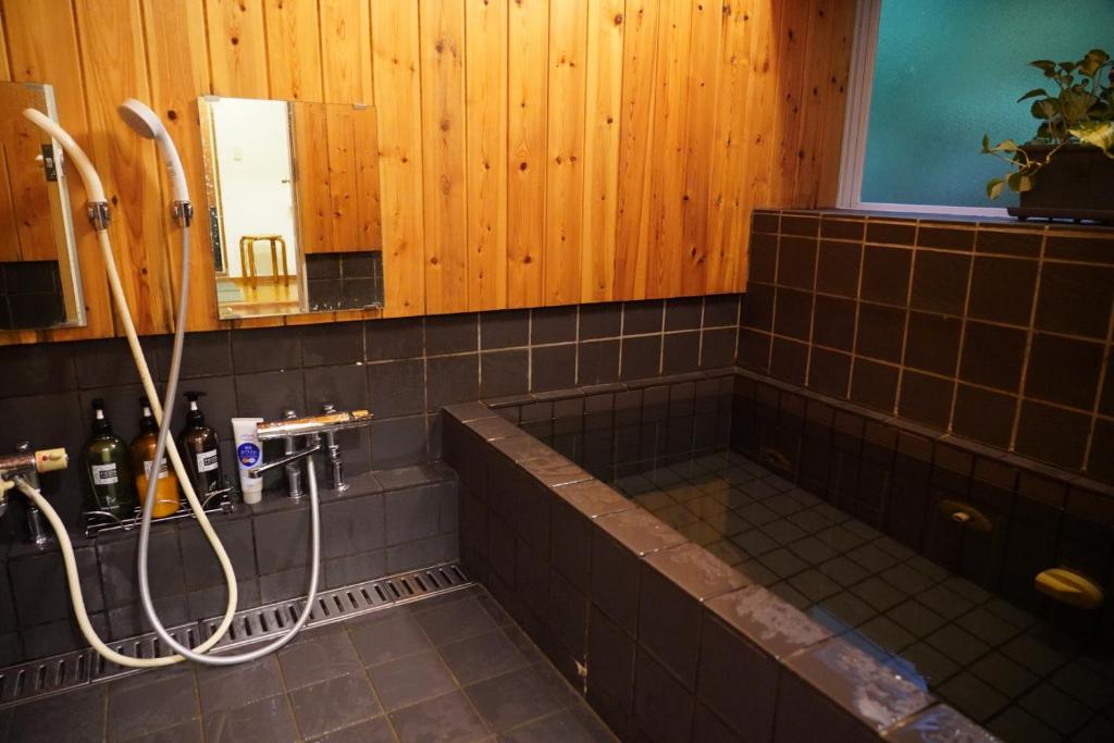 Koupelna v ubytování Pension Asanebou